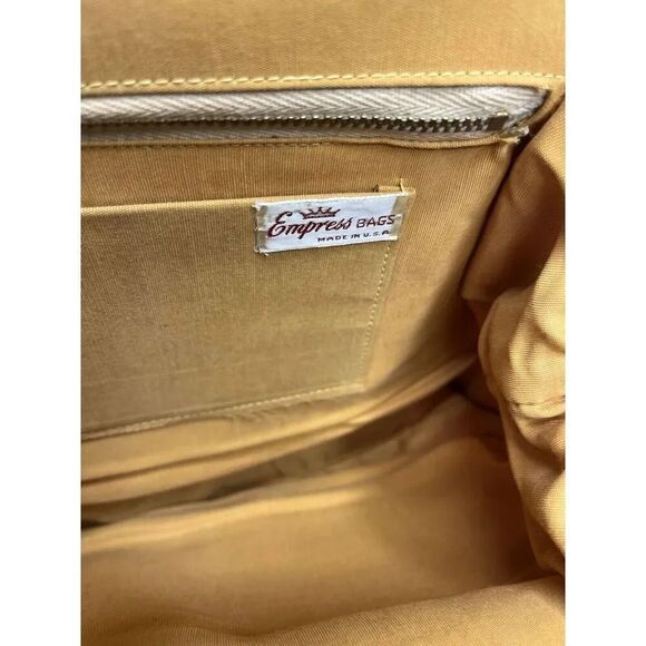 Vintage Empress Bags Handbag Floral Tapestry 1950's - Picture 9 of 12